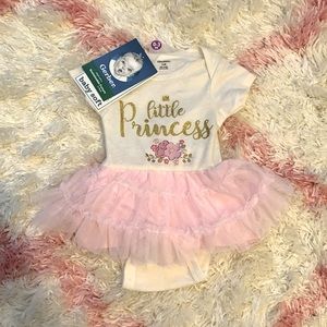 Gerber Baby soft Little Princess Tutu Onesie Newborn Bodysuit 👑
